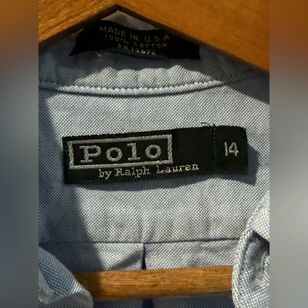 Ralph Lauren Teenager Light Blue Blouse